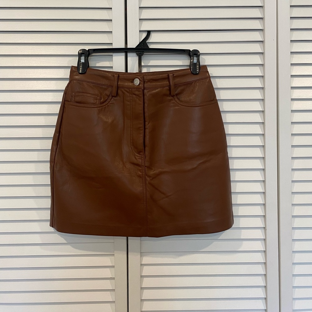 Aritzia The Melina mini skirt.